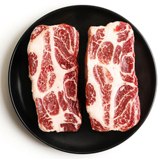 [고기파는녀석들] 이베리코 꽃목살 500g (두께선택가능), 일반구이용(두께8mm), 1개