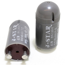 국산 형광등 전자식 스타터 FE-4P 초크다마 스타트전구 형광램프용, 1개