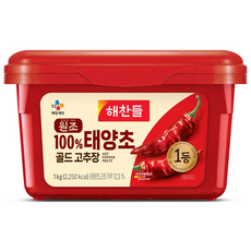 해찬들 태양초 골드 고추장, 1kg, 1개