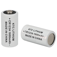 감지기용 리튬건전지 CR123A 레이저 거리측정기 카메라 경보기 사용가능, 1개