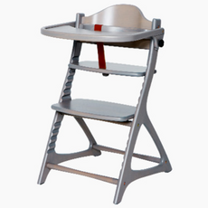 야마토야 뉴마터나 플러스 트레이 유아식탁의자, 그레이