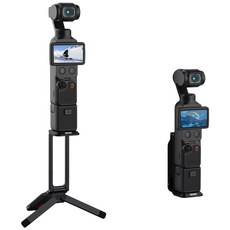 BRDRC DJI 오즈모 포켓4 pro/4/3 호환 맨티스 금속 트라이포드 1/4인치 나사 마그네틱 데스크 스탠드, 1개, for pocket 4/3