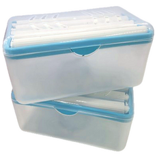 Daily Pick 洗衣皂起泡滾輪洗衣盒, 藍色, 2個