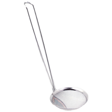 [DAMDA] 스테인레스 소형 거품국자 국물 불순물 건지기 거름망, 1개