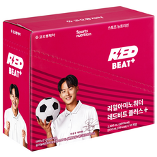 코오롱제약 리얼아미노워터 레드비트플러스 파우치 음료, 10개, 230ml