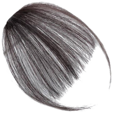 뿌이뿌이가발 인모 애교 앞머리, 다크브라운, 1개