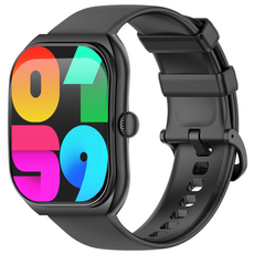 PEJE 2.01인치 2.5D 곡면 큰화면 GPS 운동 전천후 건강 모니터링 블루투스 통화 스마트 워치 51mm, 검정색, 5.1cm, GPS + 블루투스