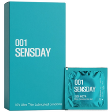 001 센스데이 울트라씬 일반형 콘돔(001 SNESDAY), 1박스, 10개입