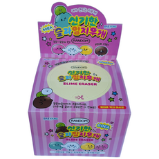 대양무역 신기한 슬라임 지우개 말랑이 촉감놀이 문구, 1개, 5g, 랜덤
