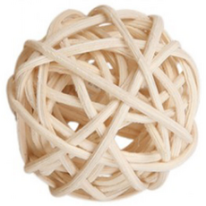 빙키 등나무공 토끼 기니피그 친칠라 소동물 장난감 이갈이 노즈워크 용품, 5CM, 1개