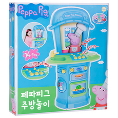 (무배)페파피그 주방놀이 대형 유아선물 어린이날선물 소꿉놀이 주방 보글보글 사운드, 1개
