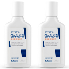 불스원 크리스탈 올인원 컴파운드 2개 신상품 NEW, 140ml