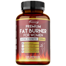 여성용 프리미엄 지방 연소제 - 1회 제공량당 12 000mg - 녹차 추출물 함유 - 탄수화물 차단제 - 체중 관리 지원, 1개, 60정