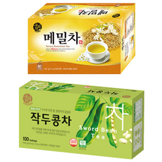 송원 작두콩차 100T +메밀차 80T (180T), 100개입