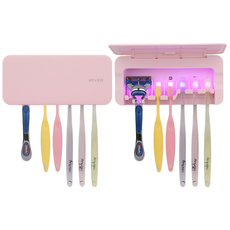 아이리버 UVC-LED 가정용 칫솔 살균기 TM-7300U, 핑크