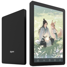 Bigme빅미 B6 전자책 리더 6인치 전자잉크 전자책 36단계 전면 조명 4+64GB 안드로이드 14 OS 내장 구글 플레이 전자책 리더 태블릿, black, 1개, Bigme B6