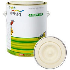 삼화 아이생각 수성 벽지벽면 무광페인트 4L, 베이지, 1개