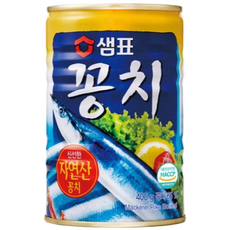 샘표 꽁치 400g X 1개 원터치 통조림캔