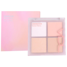 브이디엘 치크스테인 블러셔 팔레트 10g, 01 아이코닉 피치, 1개