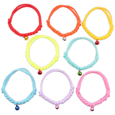 하니펫 반려동물 예쁜 얀매듭 방울 목걸이, 1개, 민트