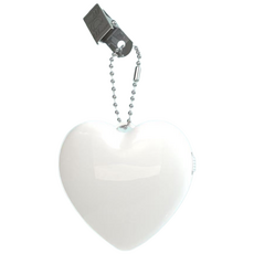 피아이 감성 하트 LED 터치 조명/가방 속 미니 무드등 키링/최신 Type-C 충전 프리미엄 버전, 화이트