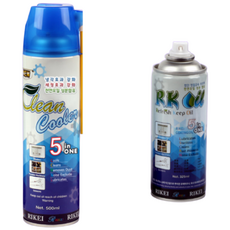 애니브릿 이발기클리너 이발기오일 리케이냉각제 이발기날소독 세트, 1개, 리케이오일 + 리케이클리너