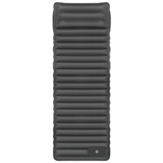 제트엘 TPU 자체 주입식 스크래치 방지 밟아주면 공기주입 캠핑 매트, 블랙/그레이