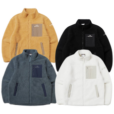 아이더 플리스 남여공용 기본 양털 따뜻한 그리드 플리스 자켓 DUU23166