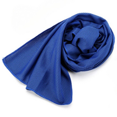 가벼운 아이스 쿨타올 건식 스포츠 수건 운동, 블루, 2세트