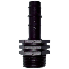 점적 1구미늘 소켓 관수자재 연질관 점적호스, 1개