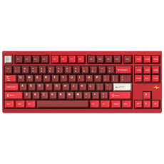 [국내정품] WOB CRUSH80 리부트 풀 알루미늄 유무선 블루투스 게이밍 기계식 키보드 코코아축, 제조사축, 레드