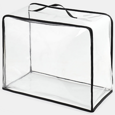 일이공팔 PVC 더스트백 방습 곰팡이 방지 투명 가방 보호 수납 사각가방, 1개입, 1개