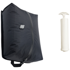 여행 의류 진공 캐리어 파우치 방수 압축팩 + 전용펌프 세트, 1개, 1개입