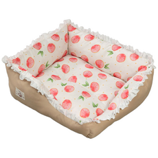 Cat' S Dream 寵物清爽水果坐墊 00187, 1個, 粉紅色