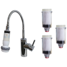 JW 노젬 싱크정수기 코브라형 본품+리필필터 3개