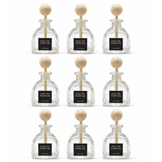 마미하우스 차량용 디퓨저 용기 우드볼 50ml 9개, 사각돔용기+우드볼고무 사각돔용기+우드볼고무