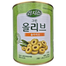 리치스 슬라이스 그린 올리브, 3kg, 1개