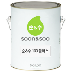 노루페인트 순수100 내부용 수성 실내인테리어 (베스트 4종 컬러), 라이트그레이, 4L, 1개
