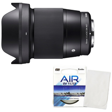 시그마 정품 C 16mm F1.4 DC DN 캐논 RF-S +켄코필터+포켓융 /ED, C 16mm F1.4 DC DN 캐논 RF