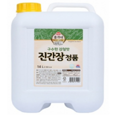 사조해표 옹가네 구수한 감칠맛 진간장 정품 14L, 1개