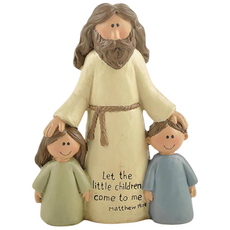 예수님과 어린아이들 피규어 부활절 성탄절 교회 세례 선물