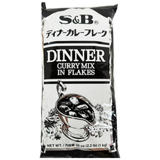 에스앤비 디너카레 분말, 1kg, 1개