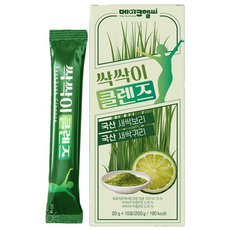 메이큐헬씨 국내산 슈퍼그린 새싹보리 싹싹이 클렌즈주스 디톡스 간편한 스틱포 액상 10포 하체 붓기 다이어트, 1개, 10회분