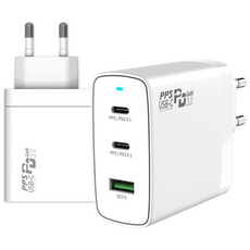 짐승 GaN 100W 멀티 3포트 USB C타입 PD PPS 초고속 충전기 어댑터, 1개, 화이트