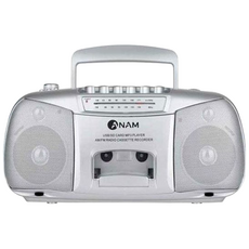 아남 PA-711 휴대용 카세트 테이프 FM라디오 녹음 SD USB인식