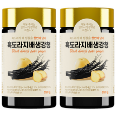 한보감 흑도라지배생강청, 2개, 1개입, 260g