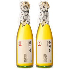 35년전통 저온압착 100% 통들깨 1+1 방앗간 들기름 300ml, 2개