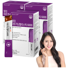 로엘 웰업 아르기닌 젤리스틱 6000, 350g, 3박스
