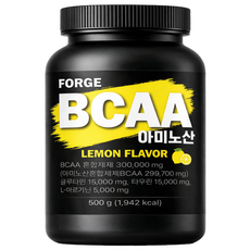 포지 BCAA 아미노 아르기닌 바이탈 글루타민 보충제 필수아미노산 레몬맛, 1개, 500g