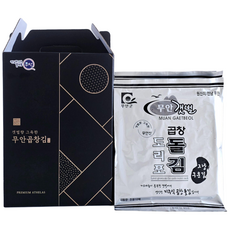 무안 무조미 곱창김 100장 세트 / 신선한 11월 햇김 도리포 산지직송 지주식 김, 1세트